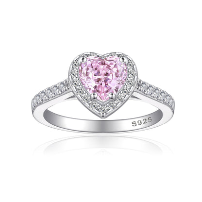 Pink Eternal Rose Bear W/ Promise Ring